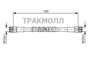 ШЛАНГ ТОРМОЗНОЙ - 1987476143