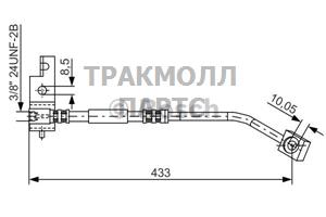 ШЛАНГ ТОРМОЗНОЙ - 1987476149