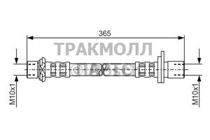 ШЛАНГ ТОРМОЗНОЙ - 1987476164