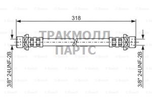 ШЛАНГ ТОРМОЗНОЙ - 1987476165