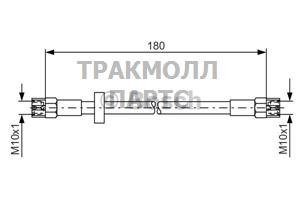 ШЛАНГ ТОРМОЗНОЙ - 1987476216