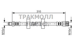 ШЛАНГ ТОРМОЗНОЙ - 1987476217