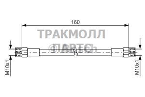 ШЛАНГ ТОРМОЗНОЙ - 1987476220