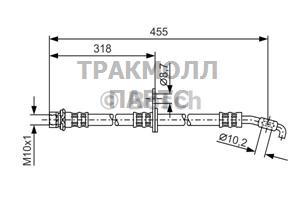 ШЛАНГ ТОРМОЗНОЙ - 1987476255