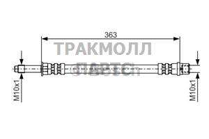 ШЛАНГ ТОРМОЗНОЙ - 1987476295