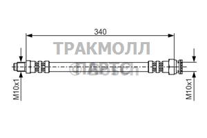 ШЛАНГ ТОРМОЗНОЙ - 1987476393