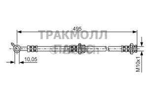 ШЛАНГ ТОРМОЗНОЙ - 1987476399