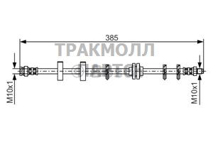 ШЛАНГ ТОРМОЗНОЙ - 1987476438