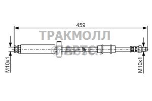 ШЛАНГ ТОРМОЗНОЙ - 1987476462