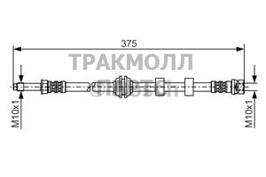 ШЛАНГ ТОРМОЗНОЙ - 1987476626