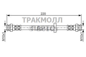 ШЛАНГ ТОРМОЗНОЙ - 1987476633