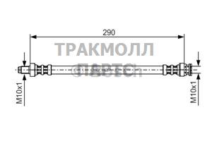 ШЛАНГ ТОРМОЗНОЙ - 1987476688