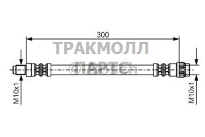 ШЛАНГ ТОРМОЗНОЙ - 1987476699