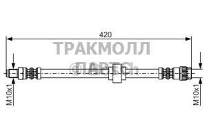 ШЛАНГ ТОРМОЗНОЙ - 1987476704