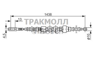 ТОРМОЗНОЙ ТРОС - 1987477061