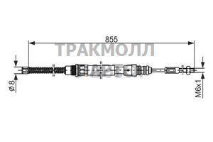 ТОРМОЗНОЙ ТРОС - 1987477148