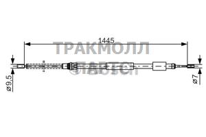 ТОРМОЗНОЙ ТРОС - 1987477151