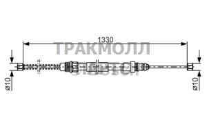 ТОРМОЗНОЙ ТРОС - 1987477156