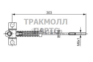 ТОРМОЗНОЙ ТРОС - 1987477982