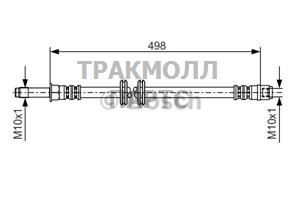 ШЛАНГ ТОРМОЗНОЙ - 1987481006