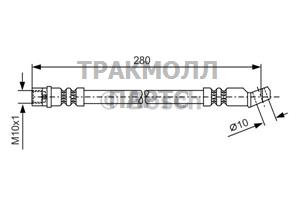 ШЛАНГ ТОРМОЗНОЙ - 1987481014
