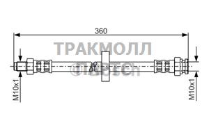 ШЛАНГ ТОРМОЗНОЙ - 1987481017