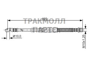 ШЛАНГ ТОРМОЗНОЙ - 1987481028