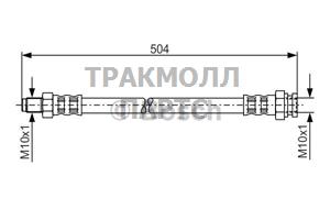 ТОРМОЗНОЙ ШЛАНГ - 1987481034