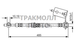 ТОРМОЗНОЙ ШЛАНГ - 1987481050