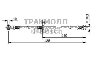 ТОРМОЗНОЙ ШЛАНГ - 1987481054