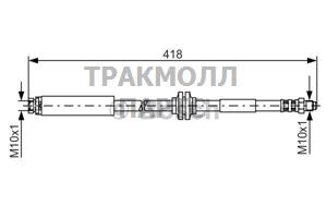 ШЛАНГ ТОРМОЗНОЙ - 1987481058