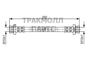 ТОРМОЗНОЙ ШЛАНГ - 1987481060