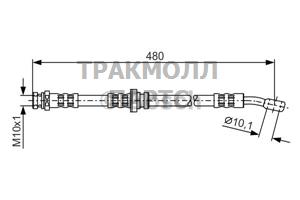 ТОРМОЗНОЙ ШЛАНГ - 1987481065