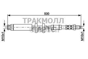 ШЛАНГ ТОРМОЗНОЙ - 1987481067