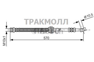 ТОРМОЗНОЙ ШЛАНГ - 1987481068