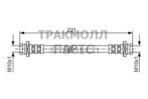 ТОРМОЗНОЙ ШЛАНГ - 1987481095