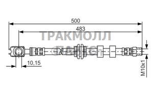 ТОРМОЗНОЙ ШЛАНГ - 1987481115
