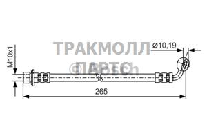 ШЛАНГ ТОРМОЗНОЙ - 1987481128