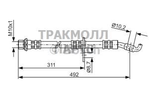 ТОРМОЗНОЙ ШЛАНГ - 1987481134