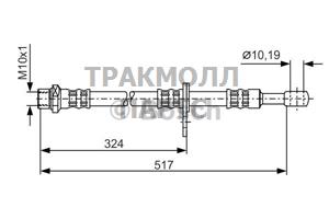ТОРМОЗНОЙ ШЛАНГ - 1987481139