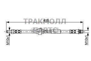 ШЛАНГ ТОРМОЗНОЙ - 1987481165