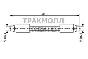 ШЛАНГ ТОРМОЗНОЙ - 1987481301