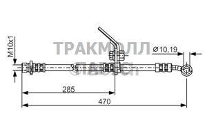 ШЛАНГ ТОРМОЗНОЙ - 1987481328