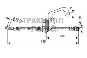 ТОРМОЗНОЙ ШЛАНГ - 1987481364