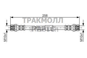 ШЛАНГ ТОРМОЗНОЙ - 1987481369