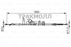 ТОРМОЗНОЙ ТРОС - 1987482440