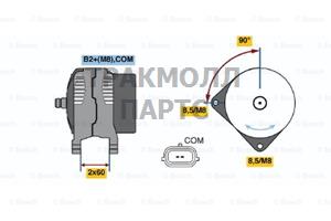 ГЕНЕРАТОР BOSCH - 0124425013