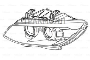 БЛОК ФАРА BOSCH - 1307023362