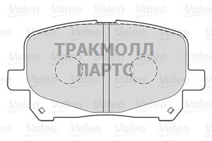 КОЛОДКИ ТОРМОЗНЫЕ - 301025