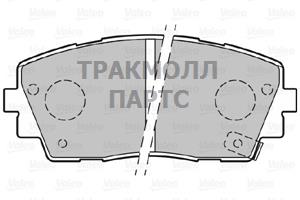 Колодки дисковые передние - 301299